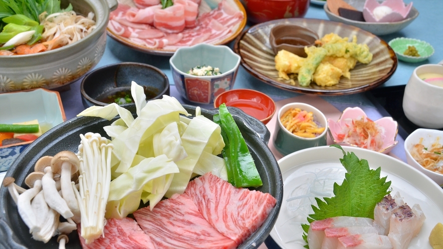 【お盆限定】＜大分郷土料理会席＞豊後牛・とり天・だんご汁・馬刺しの大分食べ尽くし！選べるコース