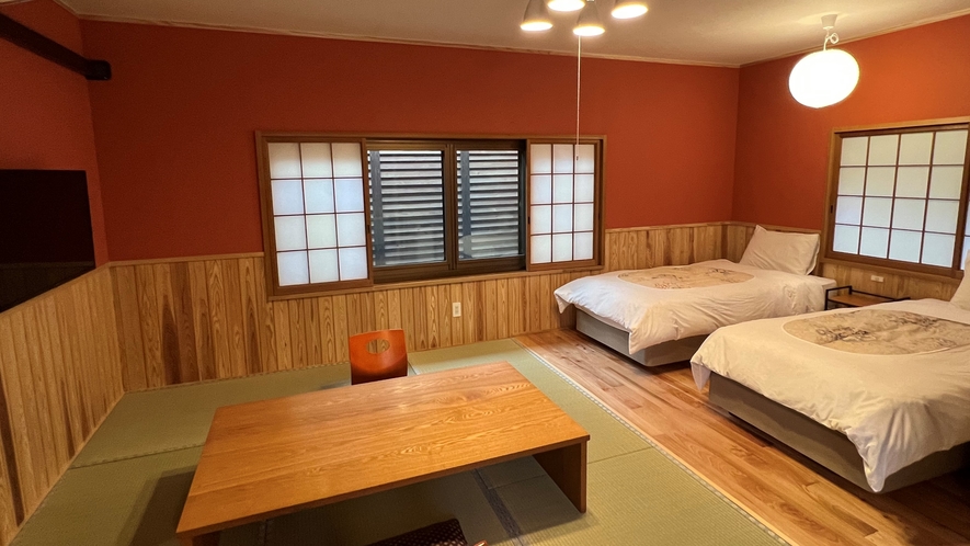 お部屋はより広く和洋室に…快適性のシモンズベッドを使用など、全面改修致しました。