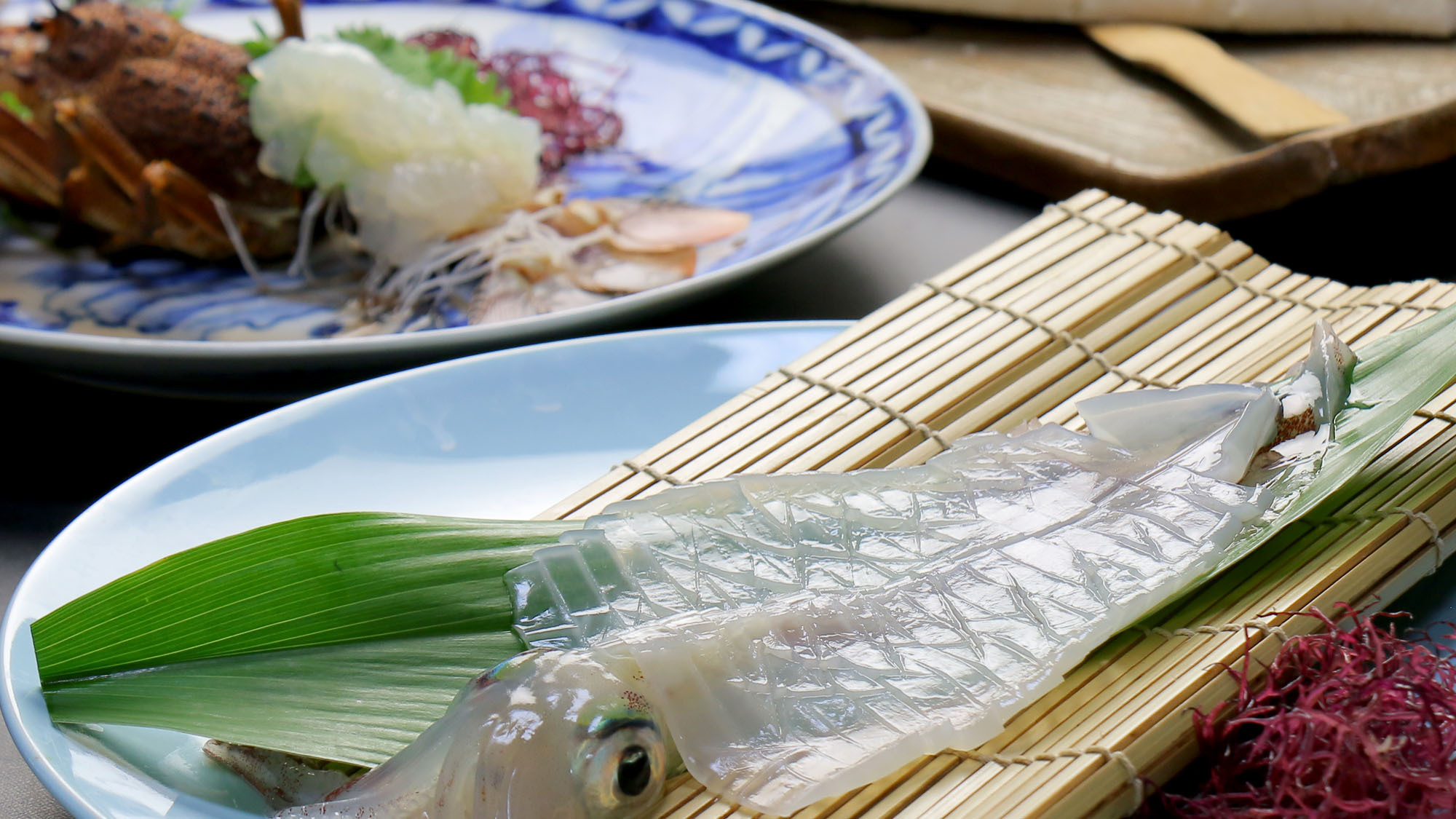 伊勢海老をお得に！活きイカと鯛の塩釜を堪能！（個室食）