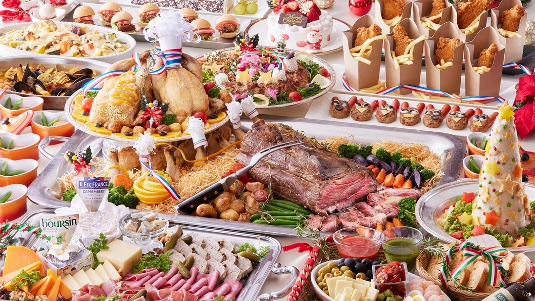 【エクセルシオール】「クリスマスを彩る豊かな味わい贅沢ディナーブッフェ」付きプラン（2食付き）