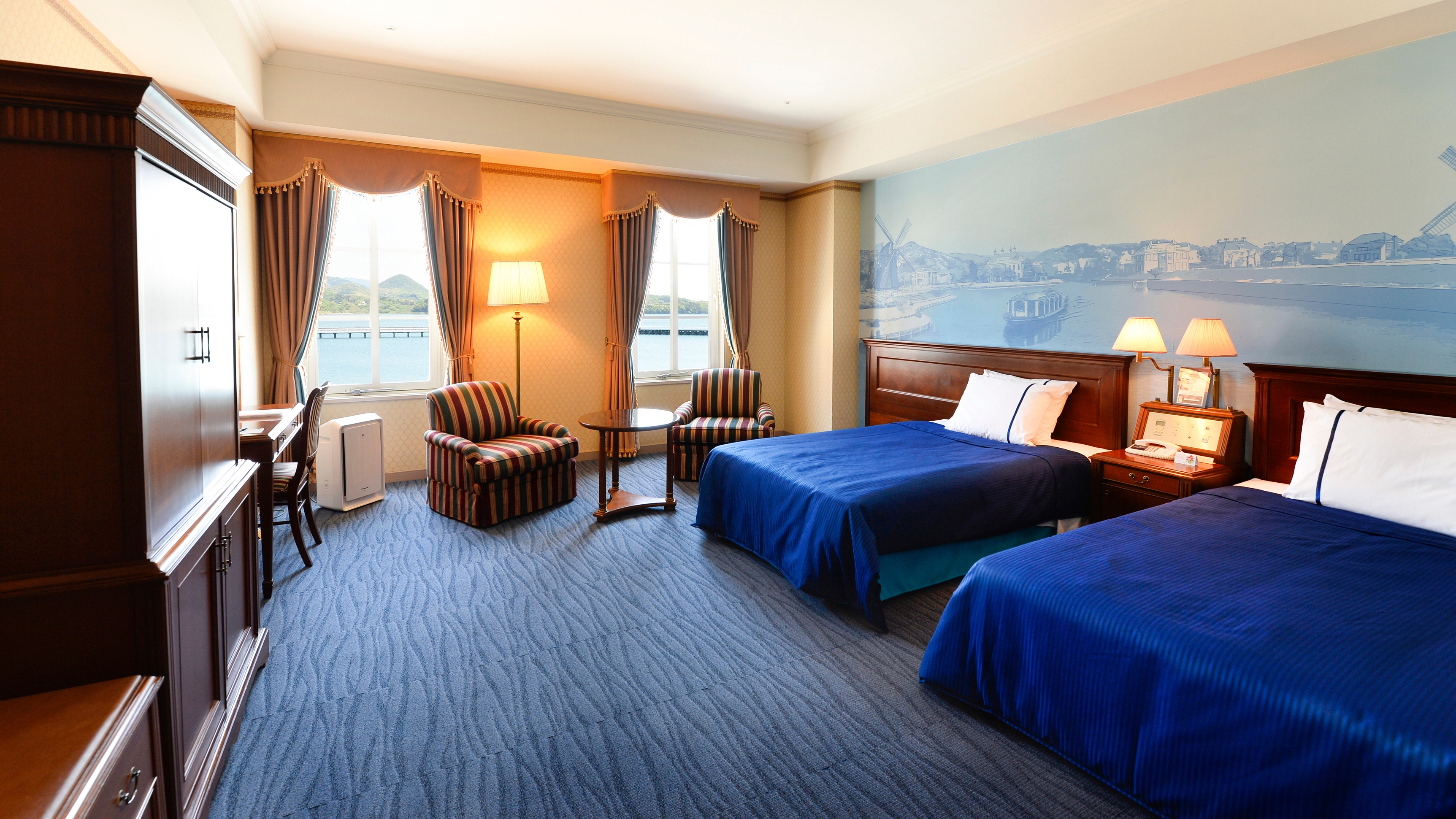 【客室一例】デラックスハーバービューツイン