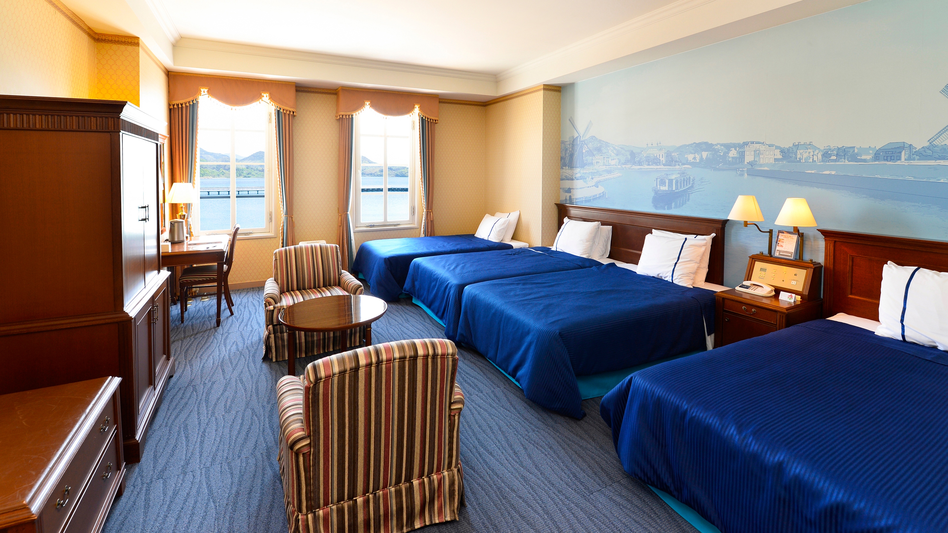 【客室一例】デラックスハーバービューファミリー