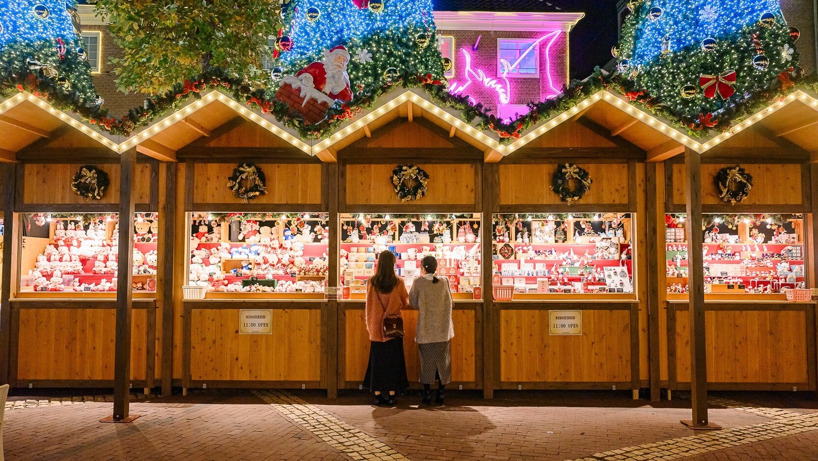 かわいい雑貨がならぶクリスマスマーケット（※昨年の様子）