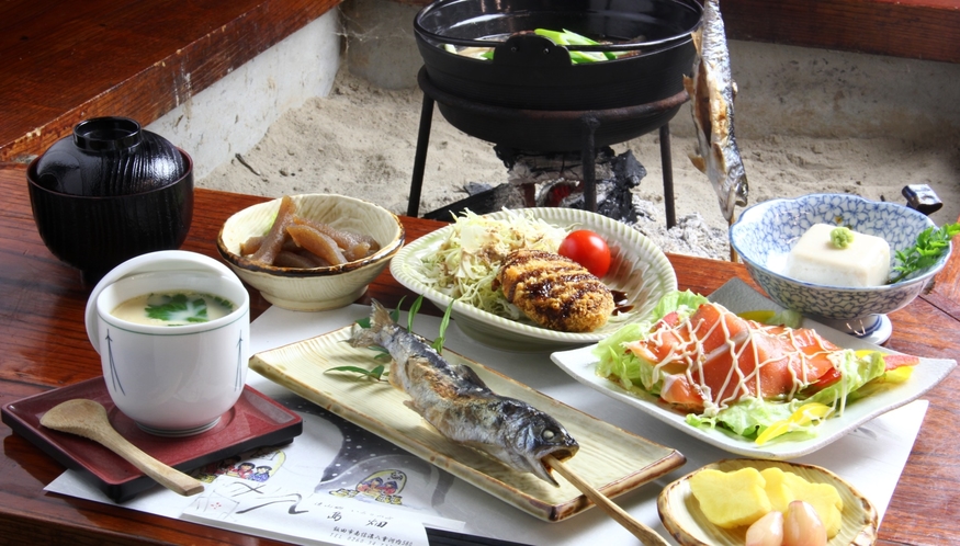 【スタンダード】囲炉裏で山国の味♪ジビエを堪能