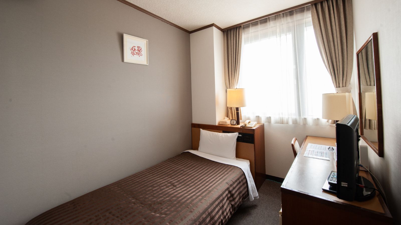 【禁煙｜シモンズベッド】シングルルーム（洋室）