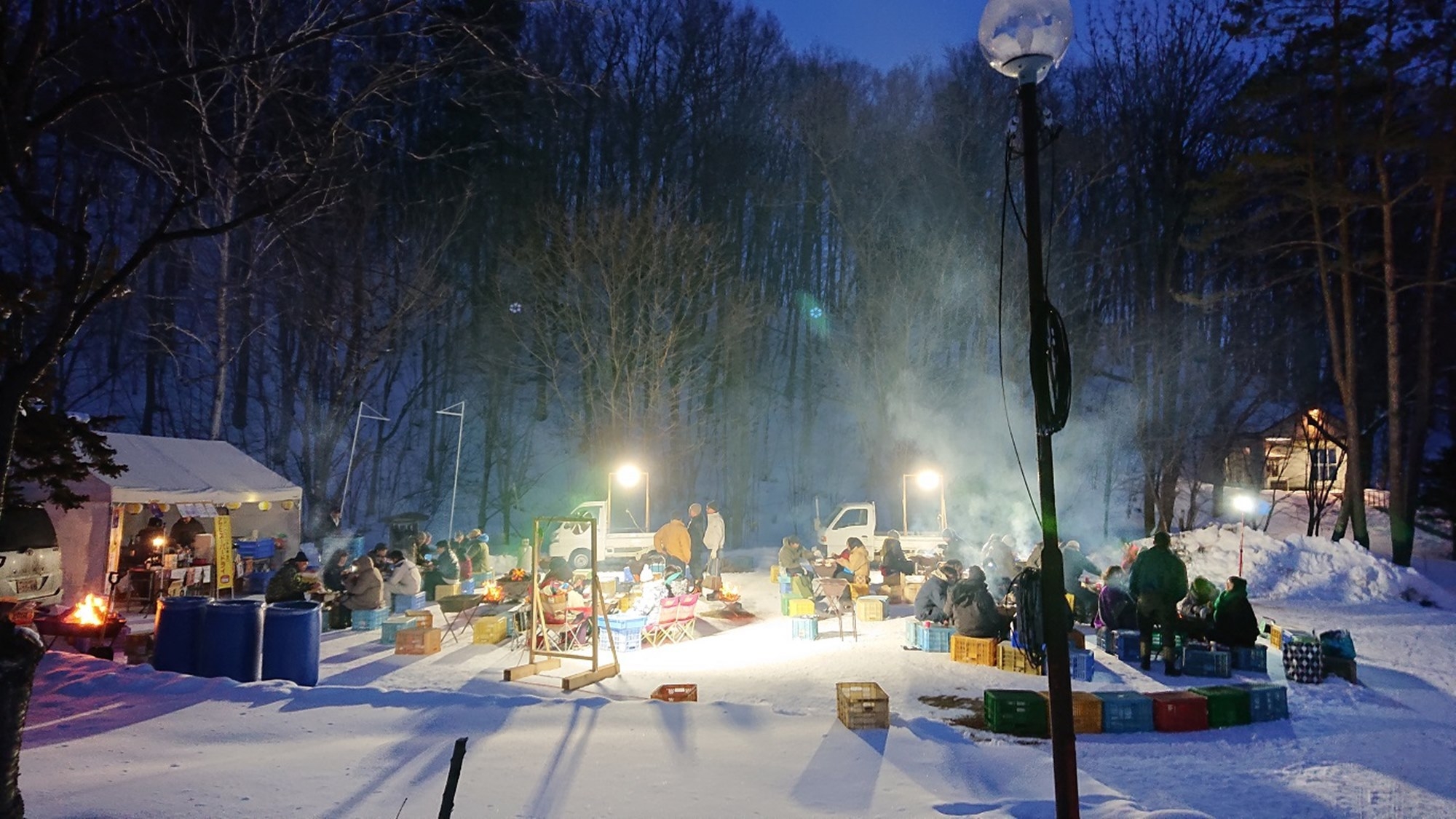 【期間限定】2/13開催★真冬の屋外焼き肉チャレンジ！極寒焼肉プラン＜2食付＞