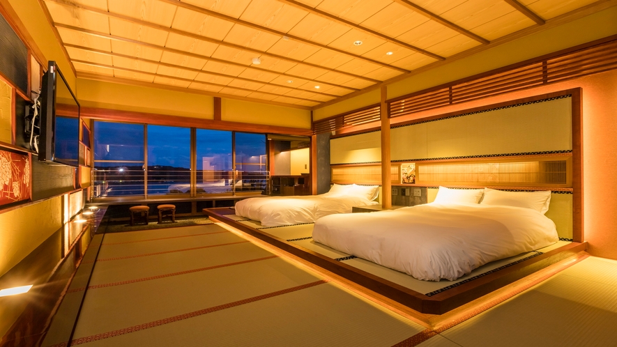 ◆離れ　毘沙子◆日本人が古くから親しんでいる、畳みと障子の純和室を現代調にアレンジ