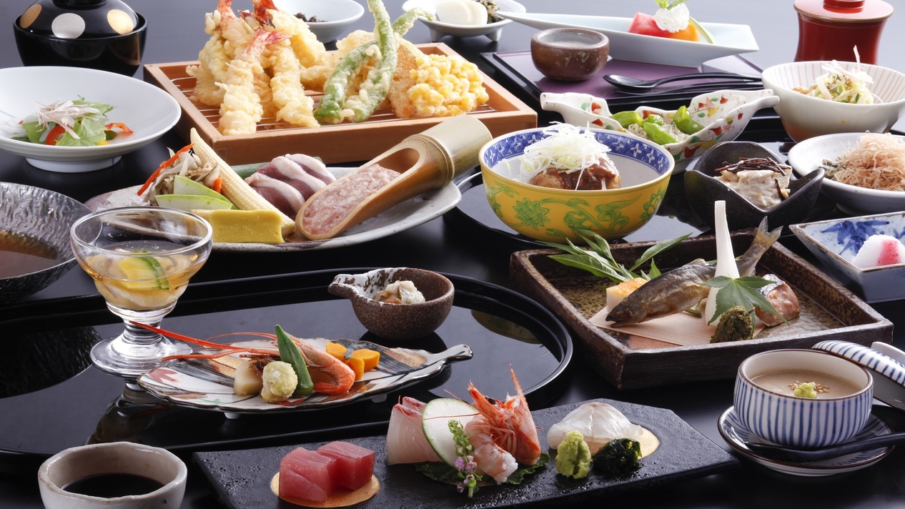 【温泉SALE】◆2食付◆ 夕食は京の和食会席＆天ぷら+おばんざいおかわり自由♪
