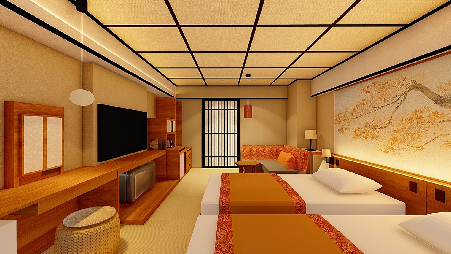 【リニューアル】ツイン（禁煙）※参考写真