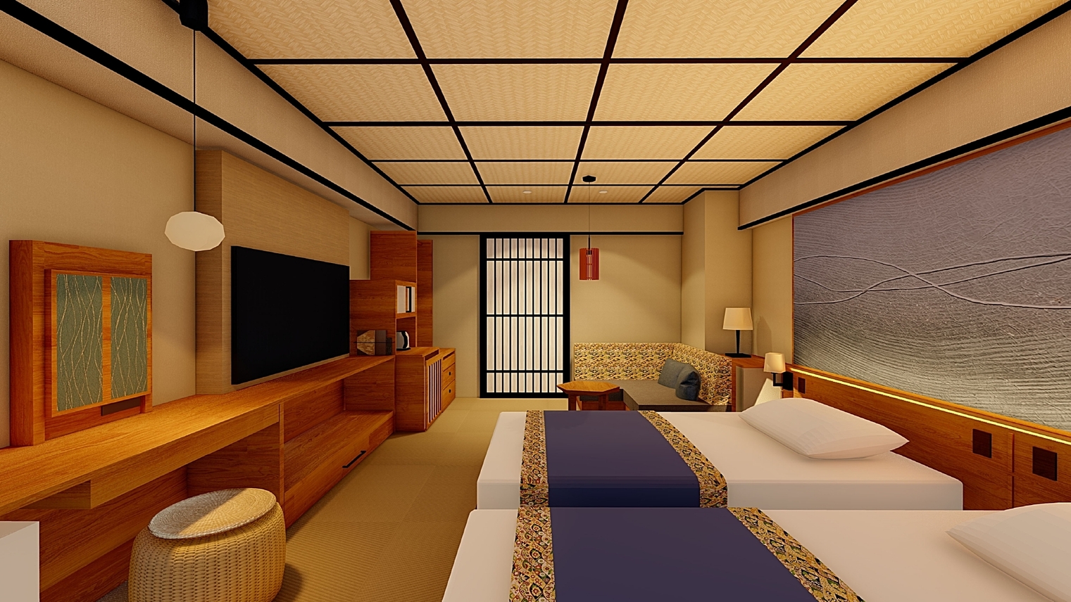 【リニューアル】ツイン（禁煙）※参考写真