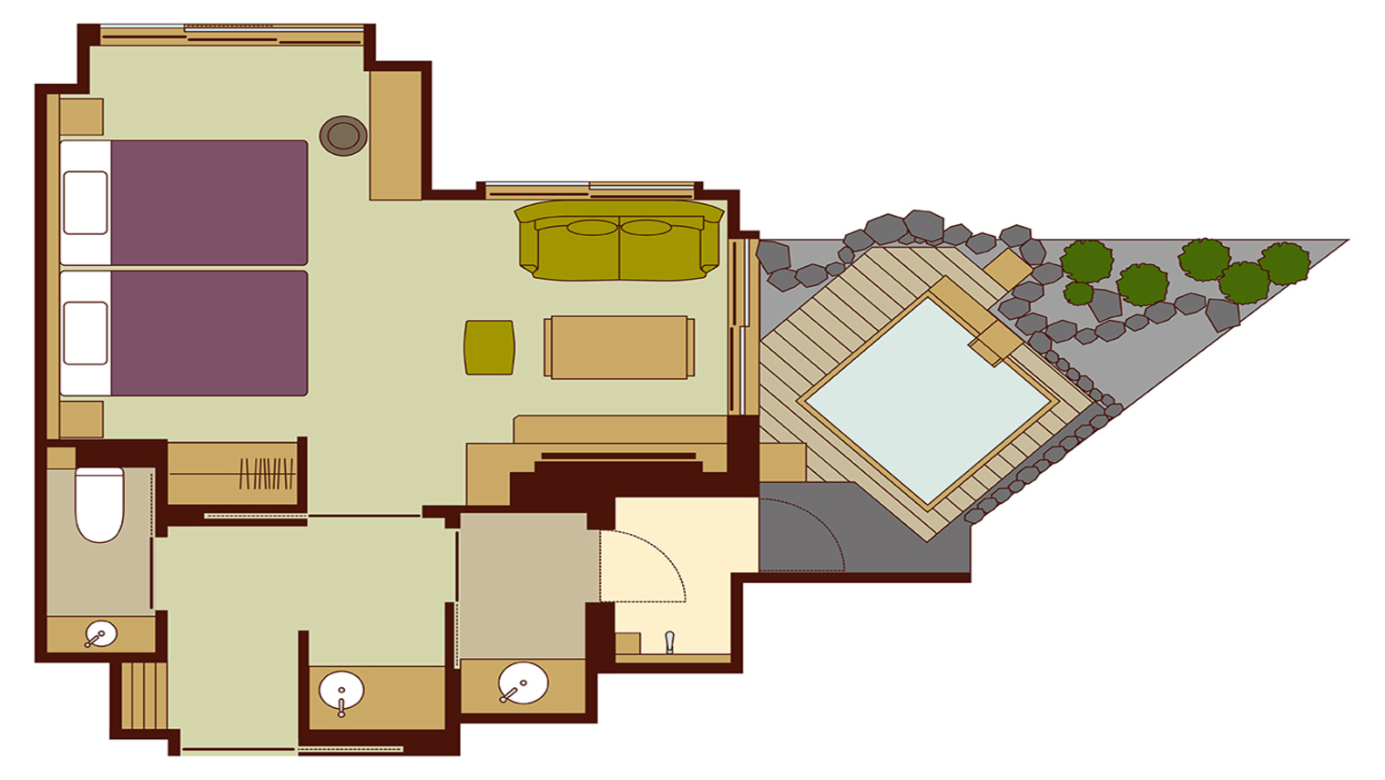 リニューアル：露天風呂付スーペリアツイン(35㎡)