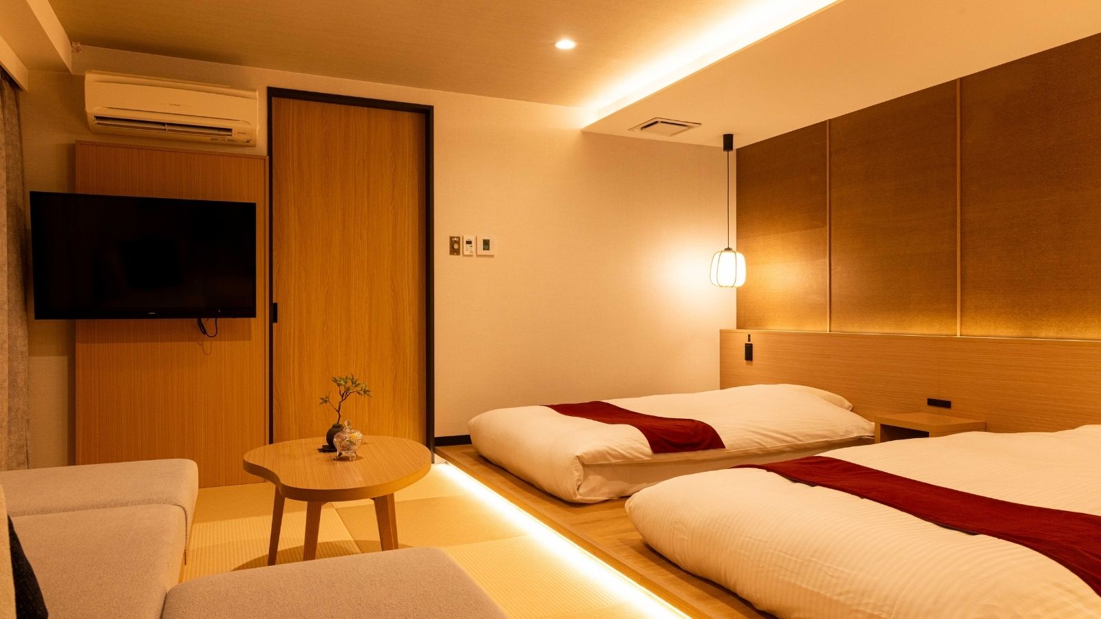 【和モダン】和の風情とモダンな快適さが融合した、くつろぎの空間。