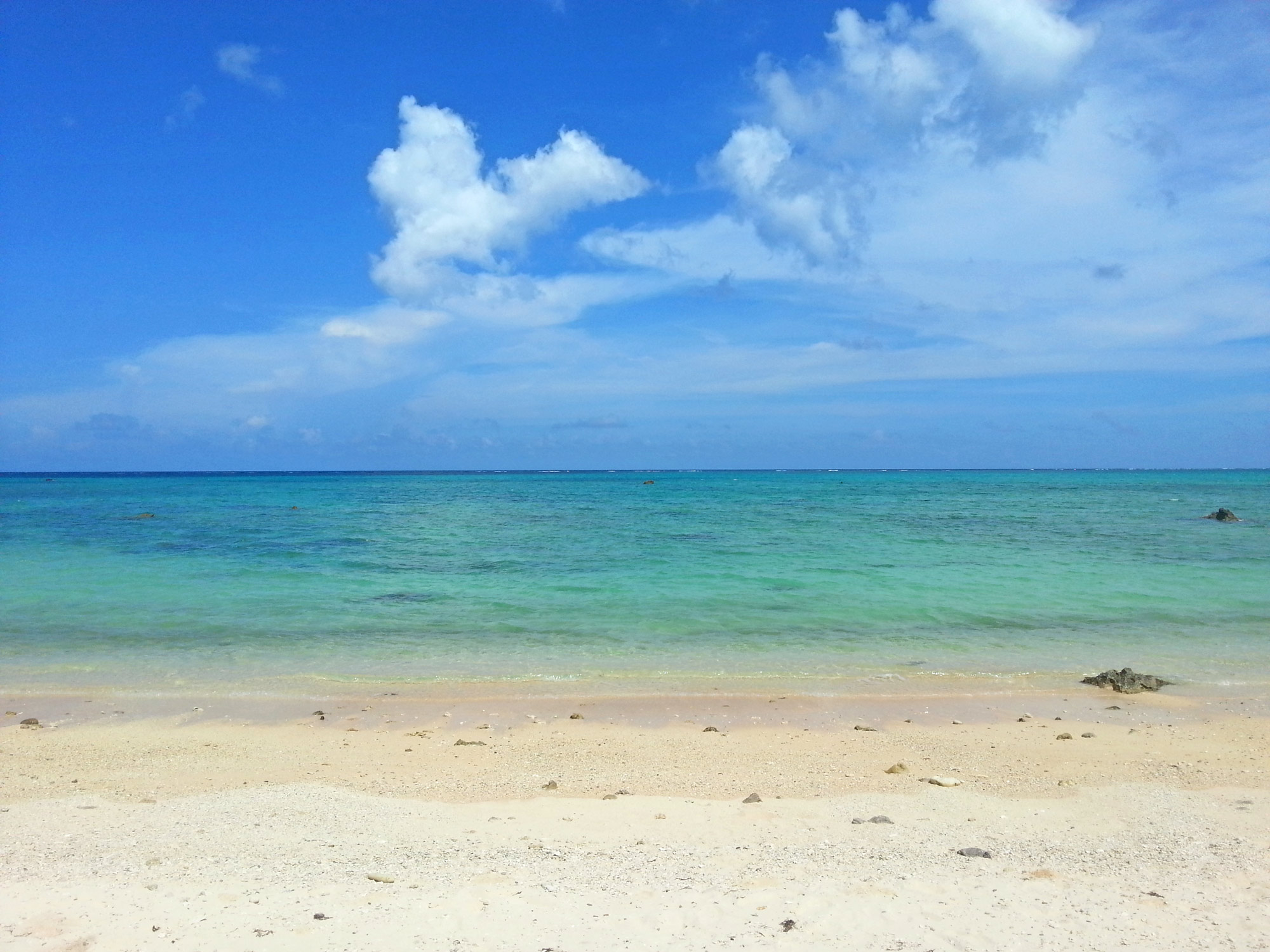 【石垣の青い海】3