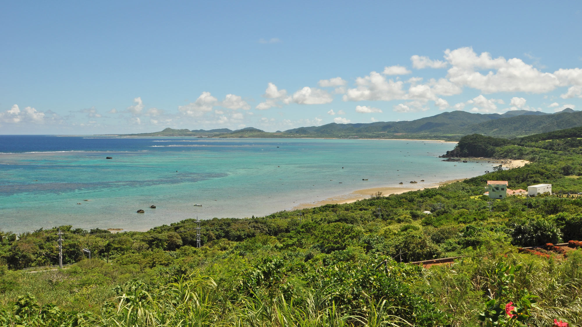 【玉取崎展望台からの景色】展望台へはホテルから車で約４０分です。2