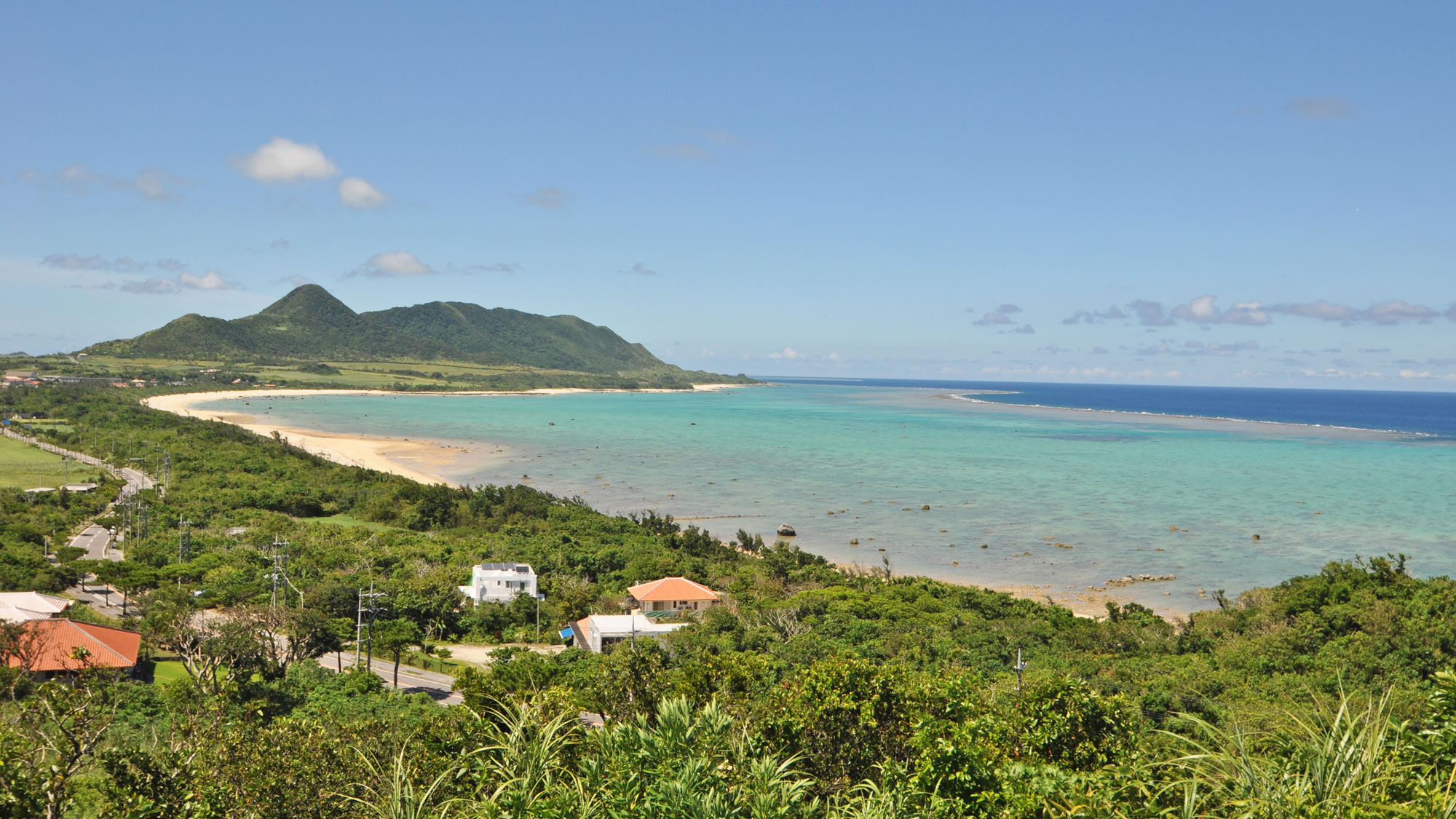 【玉取崎展望台からの景色】展望台へはホテルから車で約４０分です。