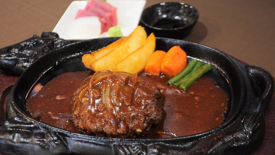 【レストラン】石垣牛ハンバーグステーキ御膳-②