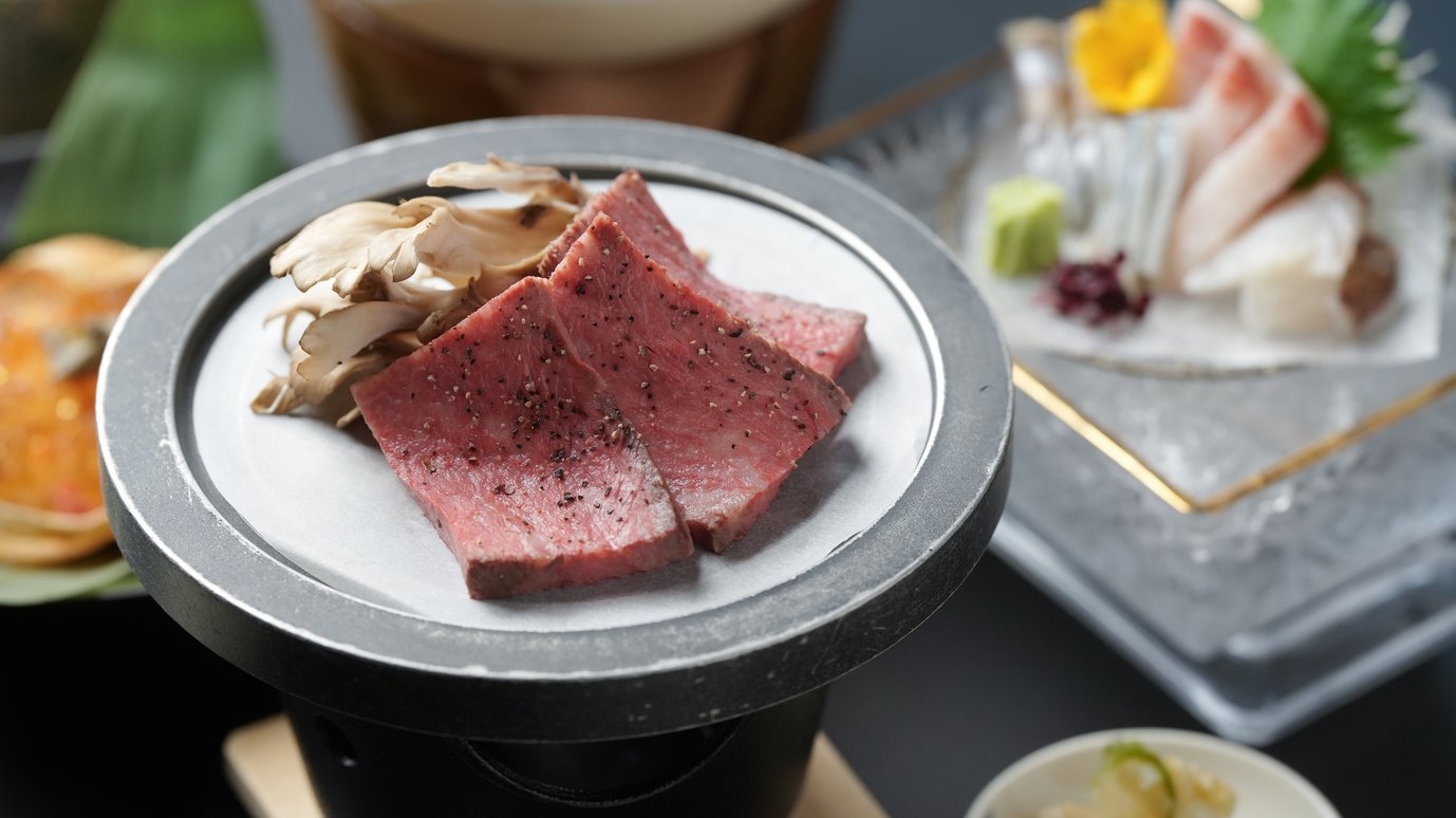 【1泊2食付】絶品！金目鯛とハマグリのお鍋と黒毛和牛を堪能　寛ぎ旬会席