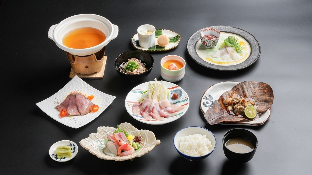 【2食付】旬な食材を使った当館スタンダード「寛ぎ会席」