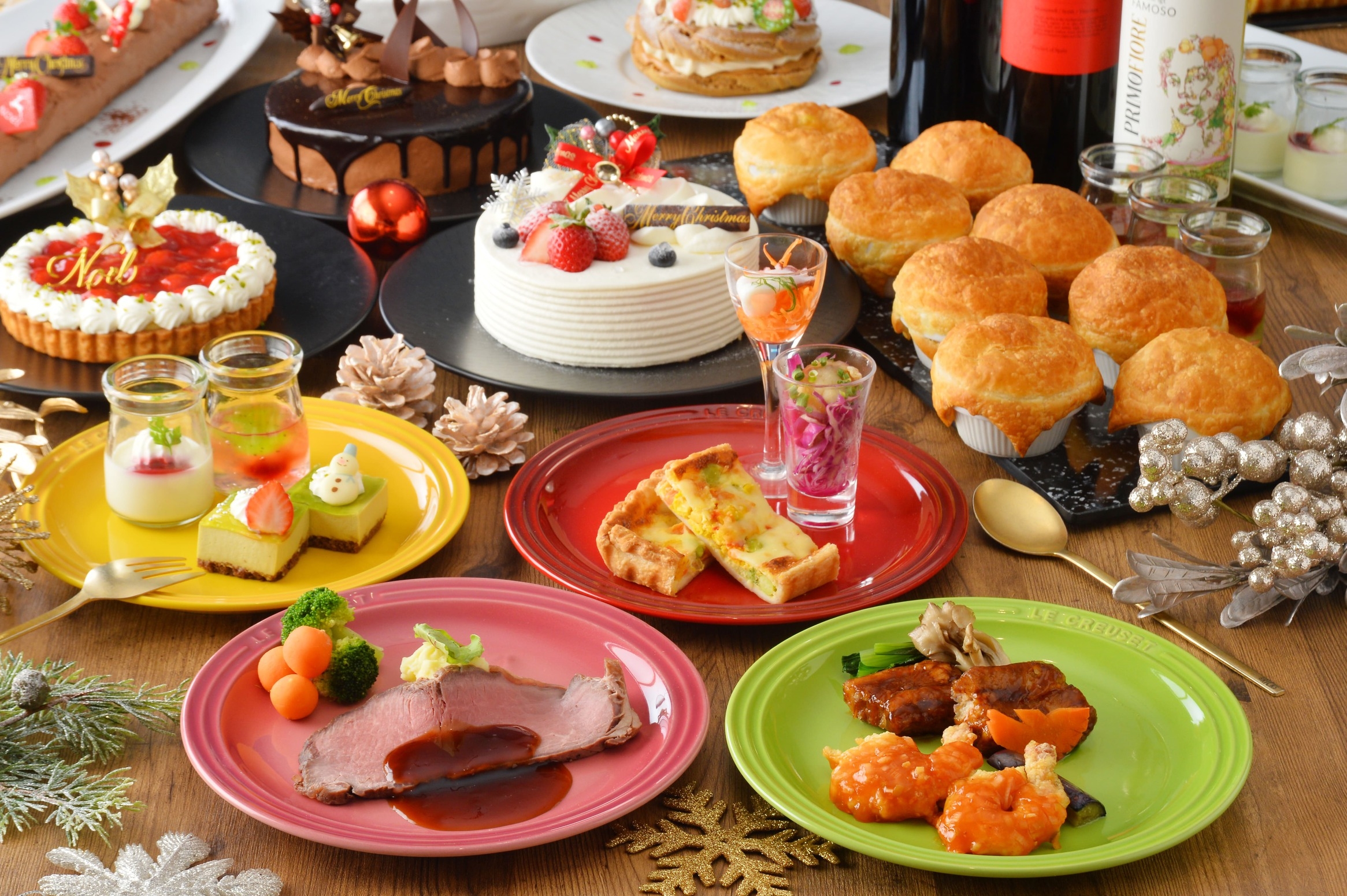 【1泊2食】函館国際ホテル 聖夜の美食デュオ 〜贅沢洋中クリスマスディナービュッフェ〜