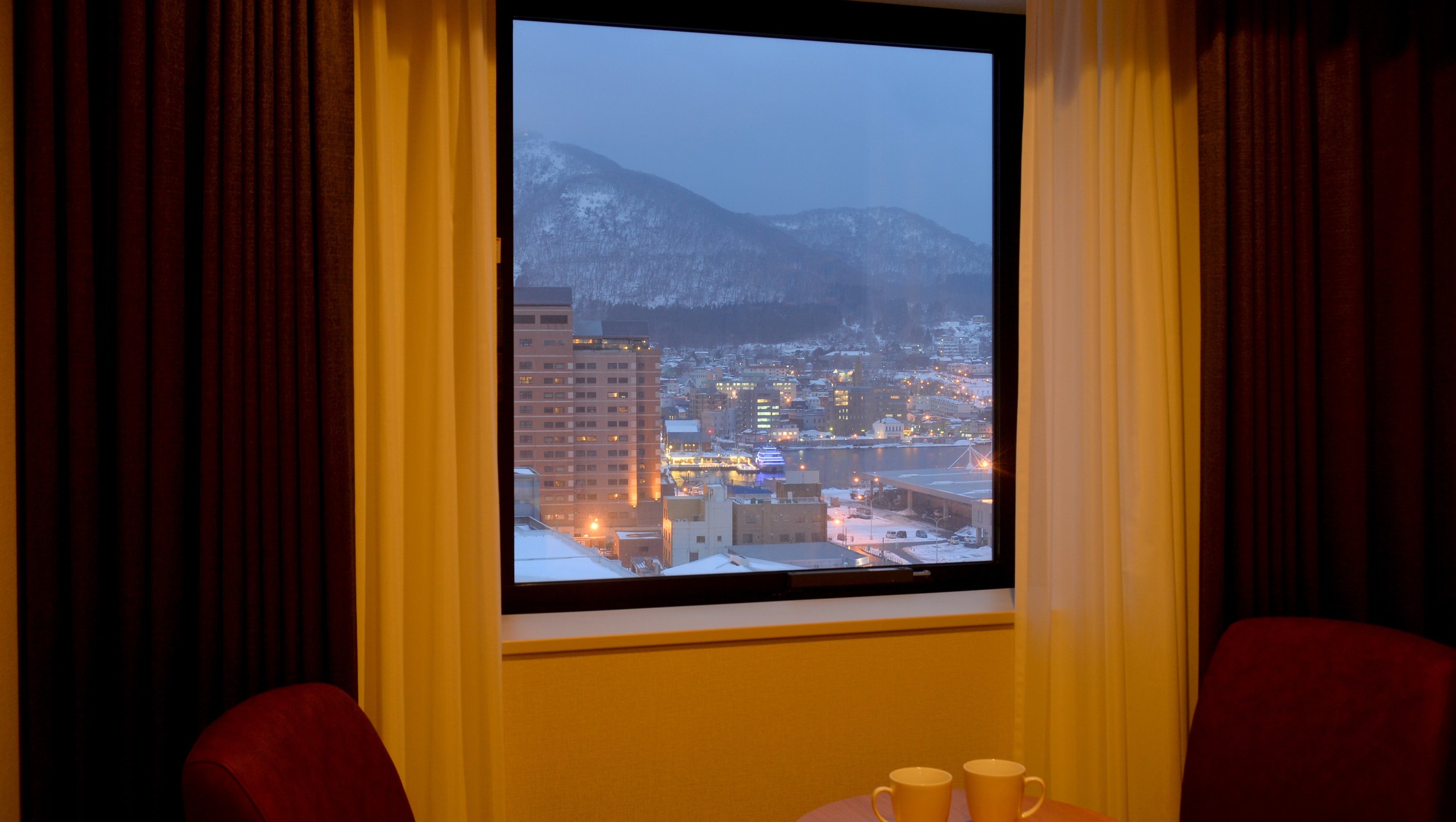 【本館】プレミアムツイン/27平米 窓からの眺望イメージ