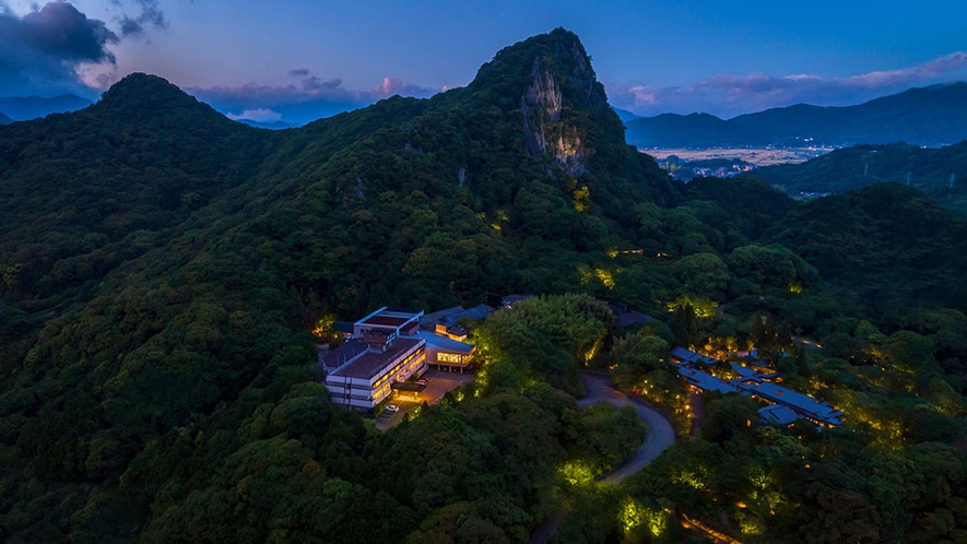 御船山楽園空撮