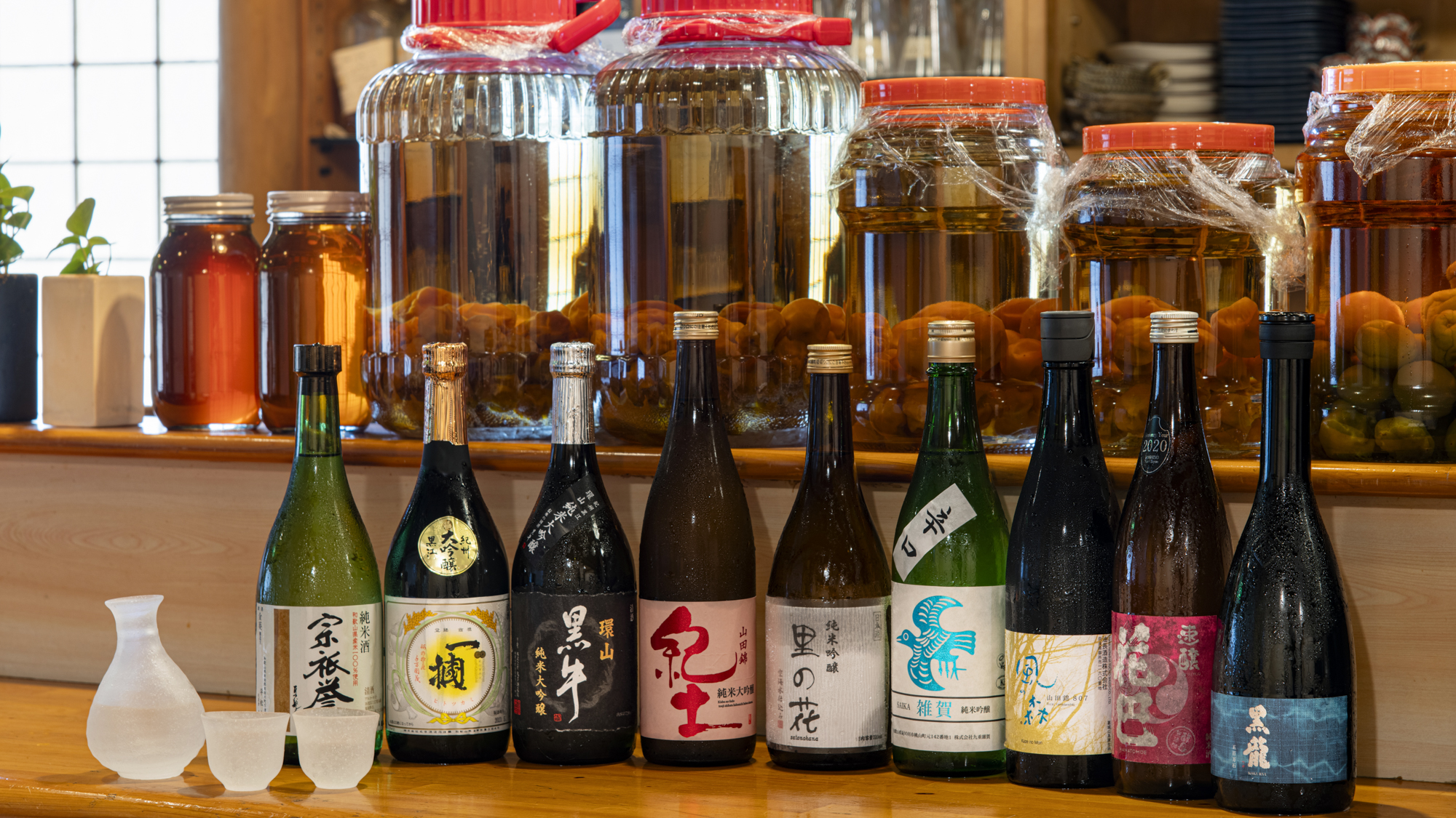 【紀州の地酒】新鮮海の幸には日本酒。和歌山の地酒を多数取り揃えております