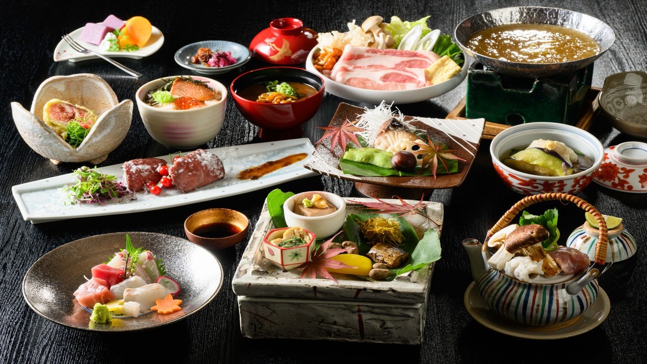 【日本料理】料理長厳選！奈良大満喫の奈良づくし会席＜夕朝食付/小学生添い寝無料＞