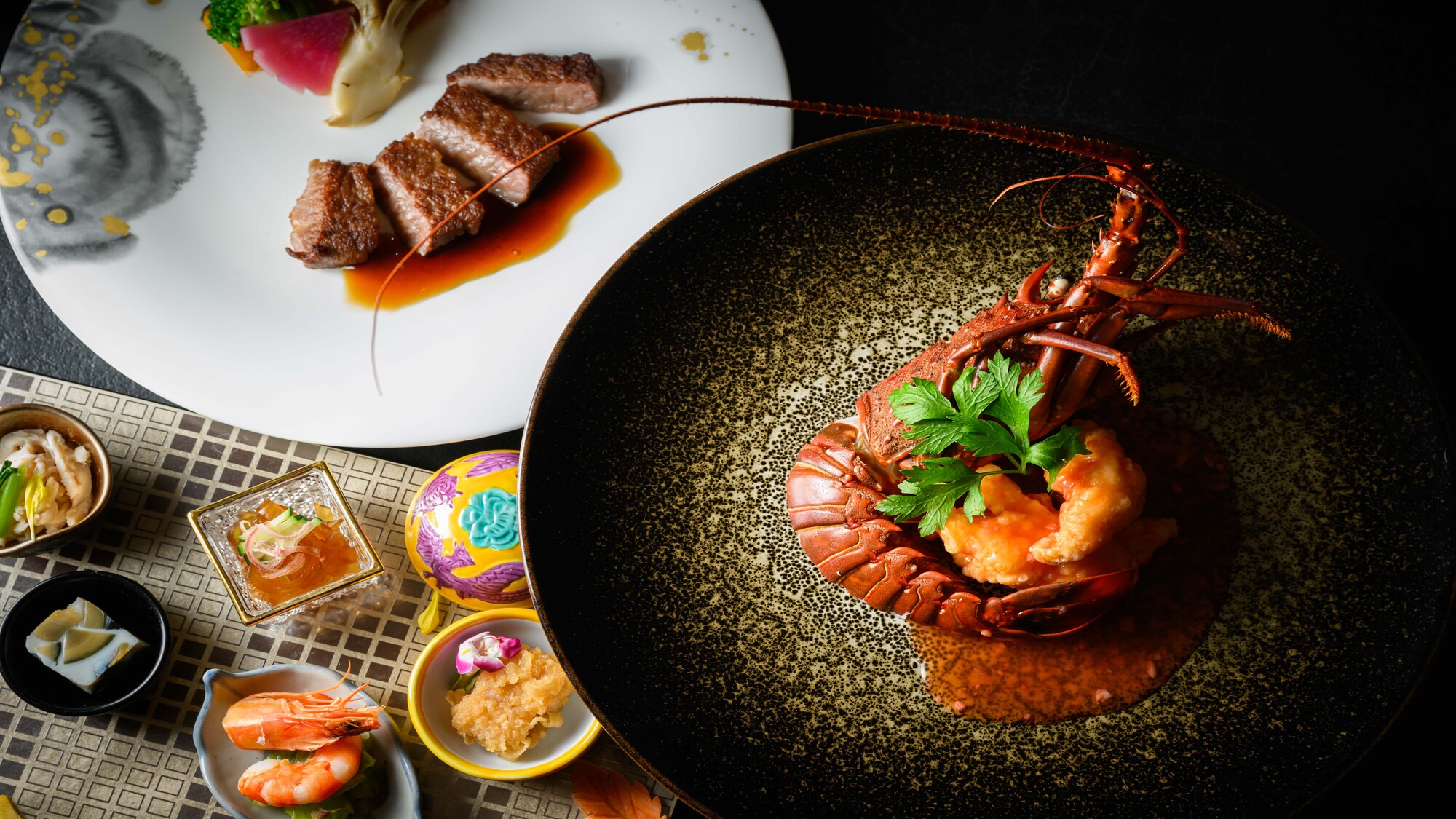 【沙山華/青龍コース】高級食材をふんだんに使用した、和の趣を感じる本格中国料理です。
