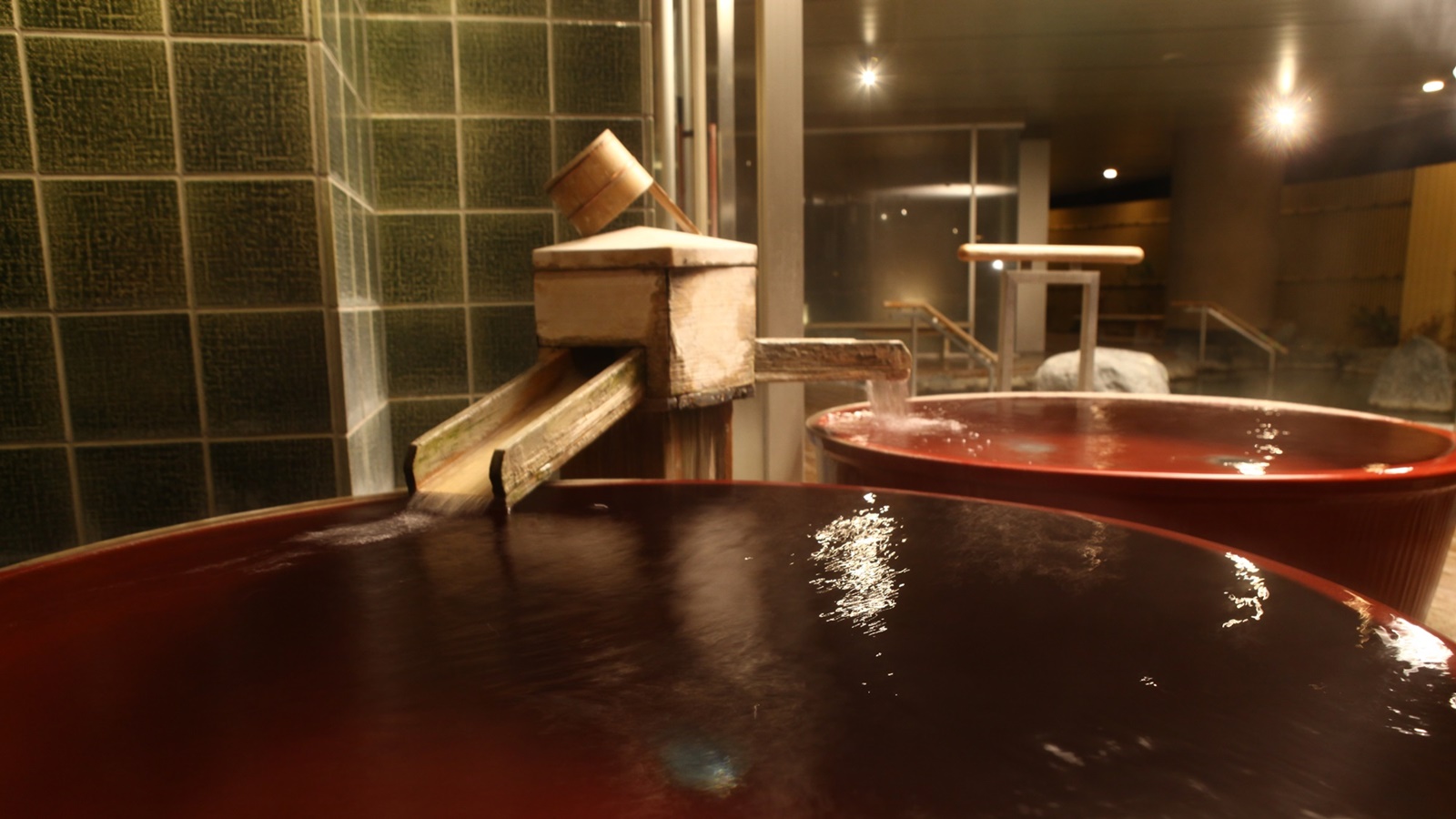 【飛騨高山温泉一号泉 天望の湯（てんぼうのゆ）】5階 壺風呂
