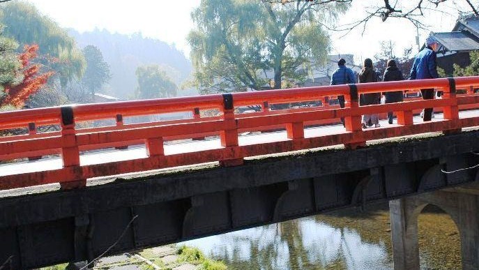 ■高山名所～古い町並みの中橋～