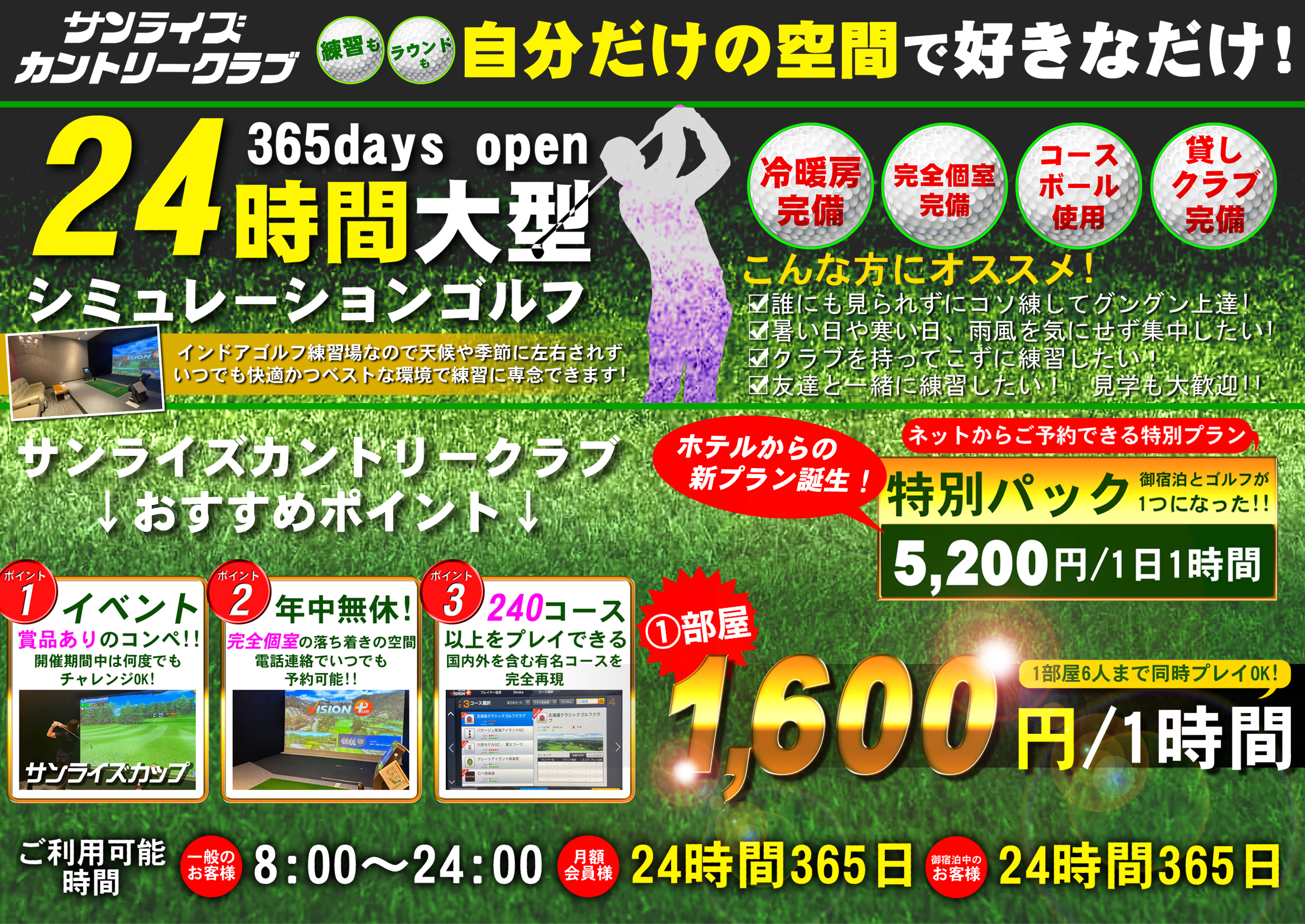 シミュレーションゴルフ