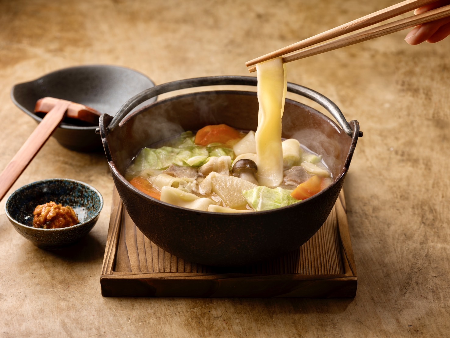 中条地域郷土料理「おぶっこ」