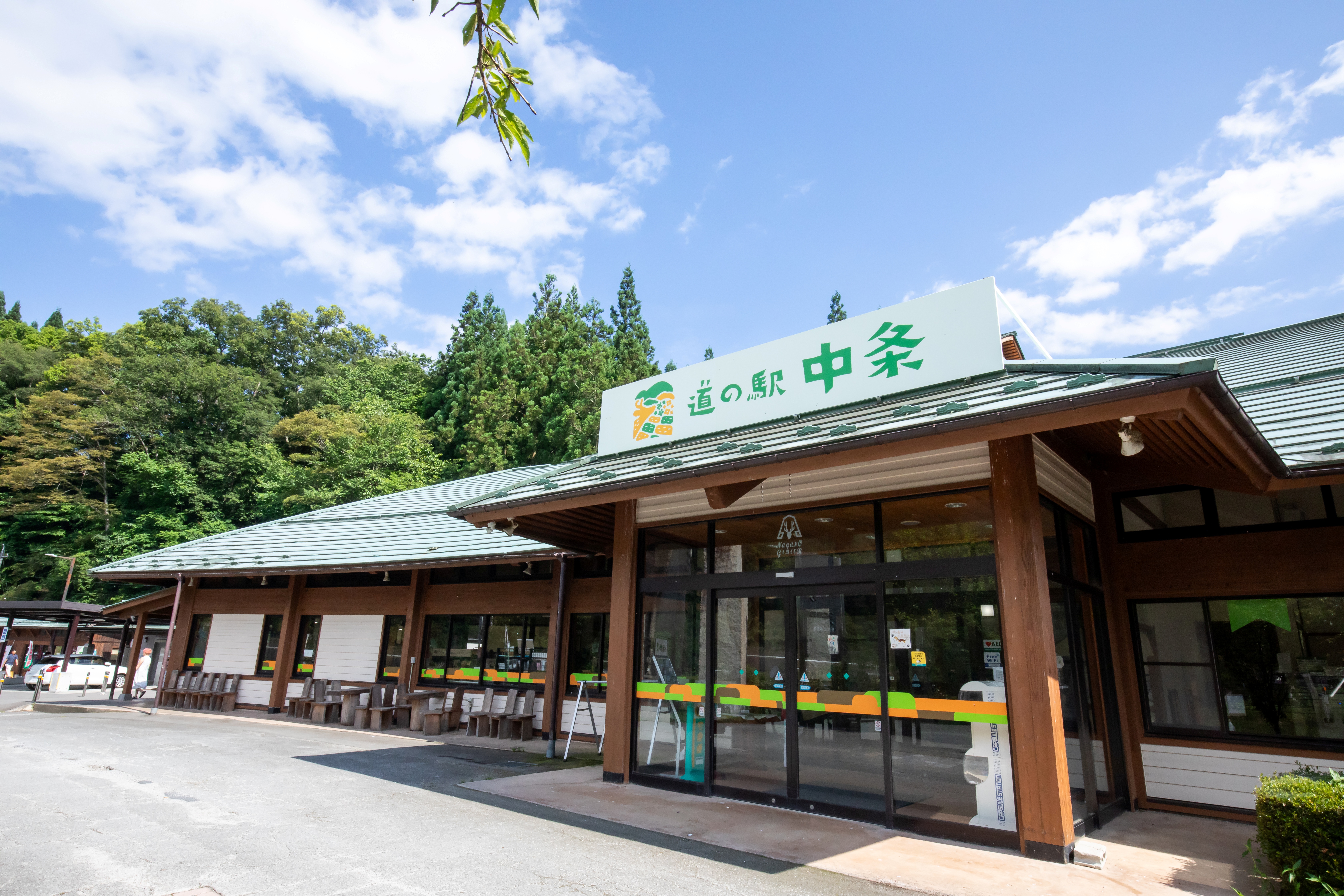 道の駅中条 外観
