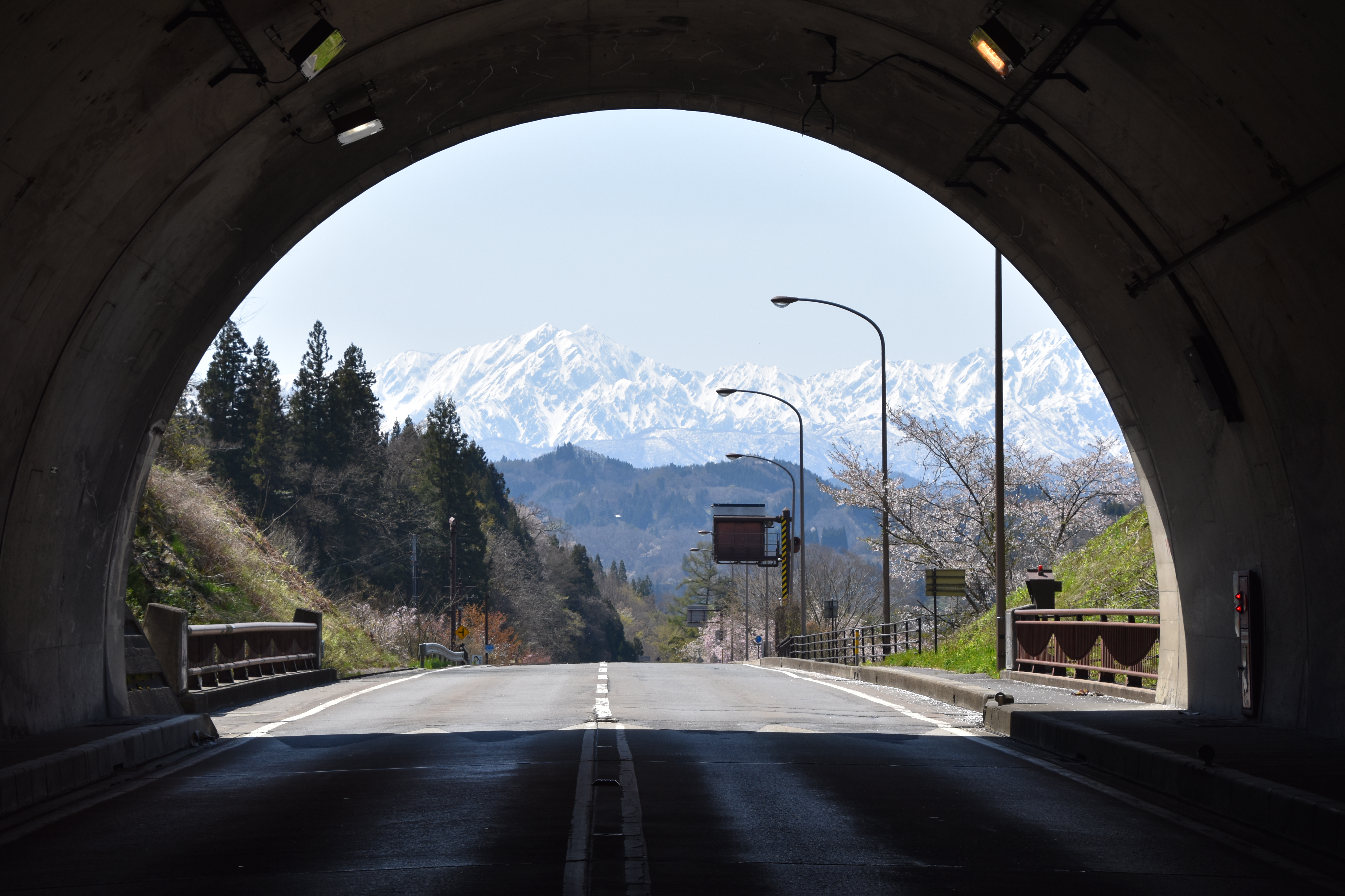【日高トンネル】ここから見るアルプスは絶景