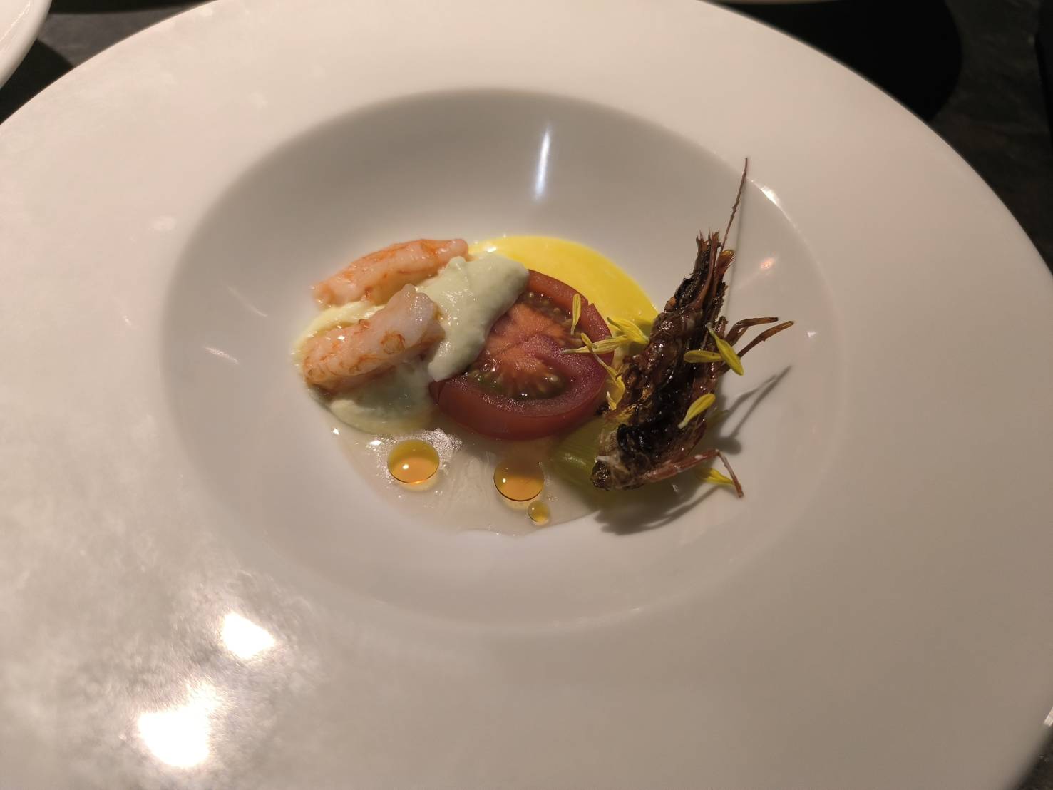 五感で感じる料理長厳選食材の和モダンフレンチコース（一例）