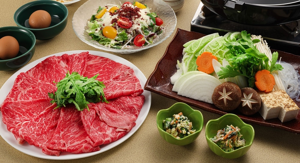 【得タビ】お日にち限定のお得なプラン！国産黒毛和牛＆地元野菜のすき焼き（2食付）