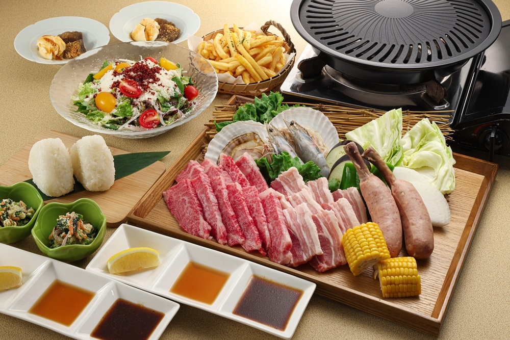 【1日1組限定】テラス席でBBQプラン！アルコール・ソフトドリンク飲み放題付き★（2食付）