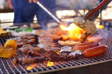 【1日1組限定】テラス席でBBQプラン！アルコール・ソフトドリンク飲み放題付き★（2食付）