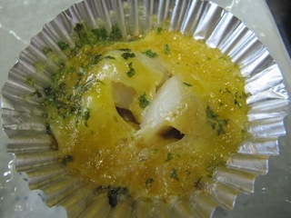 ホタテのソース焼き