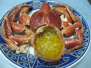 ヤシガニ料理