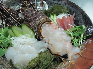イセエビのお刺身