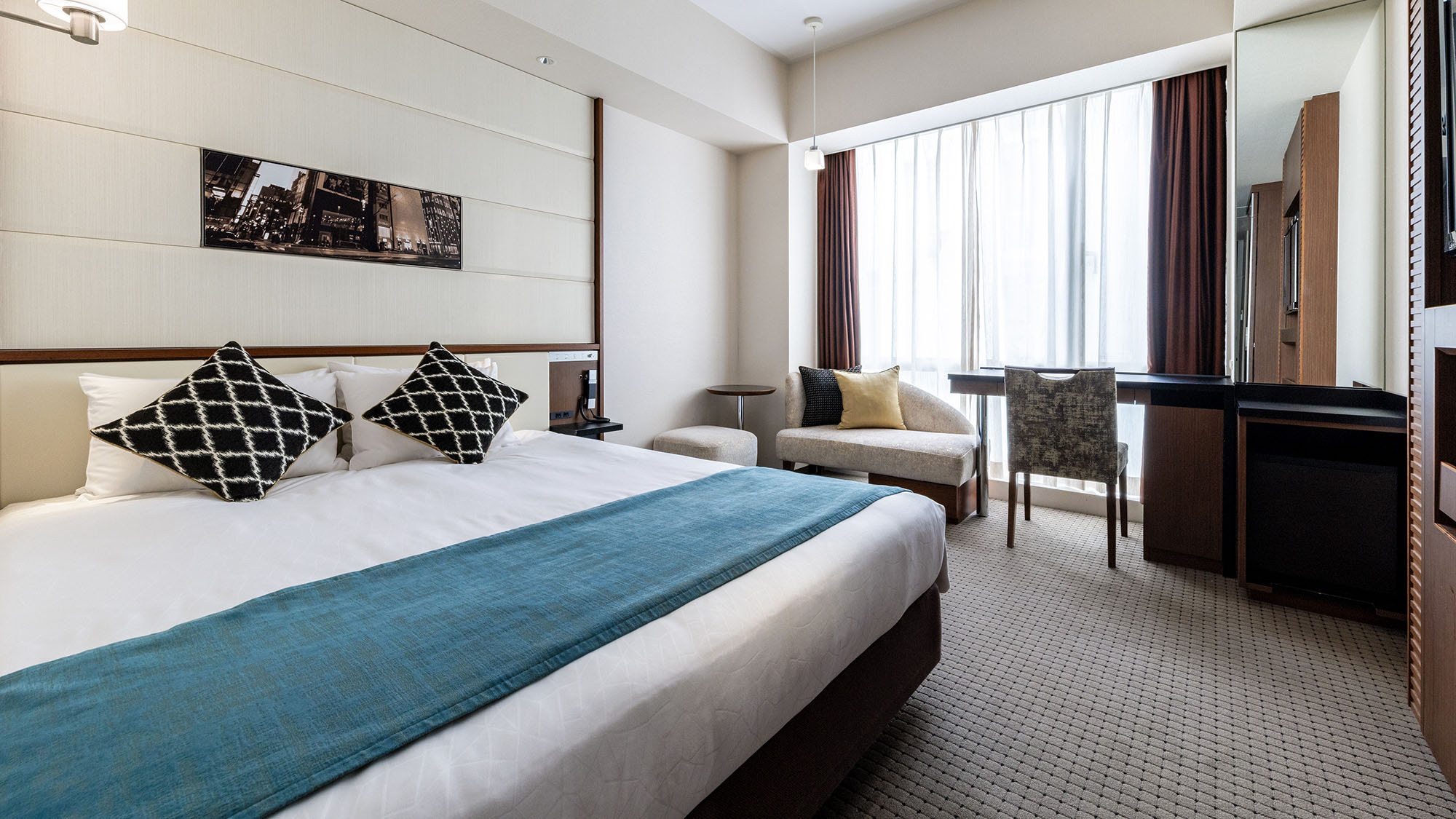 DOUBLE/ダブル 20㎡（ベッド幅：160cm&times;195cm　1台）