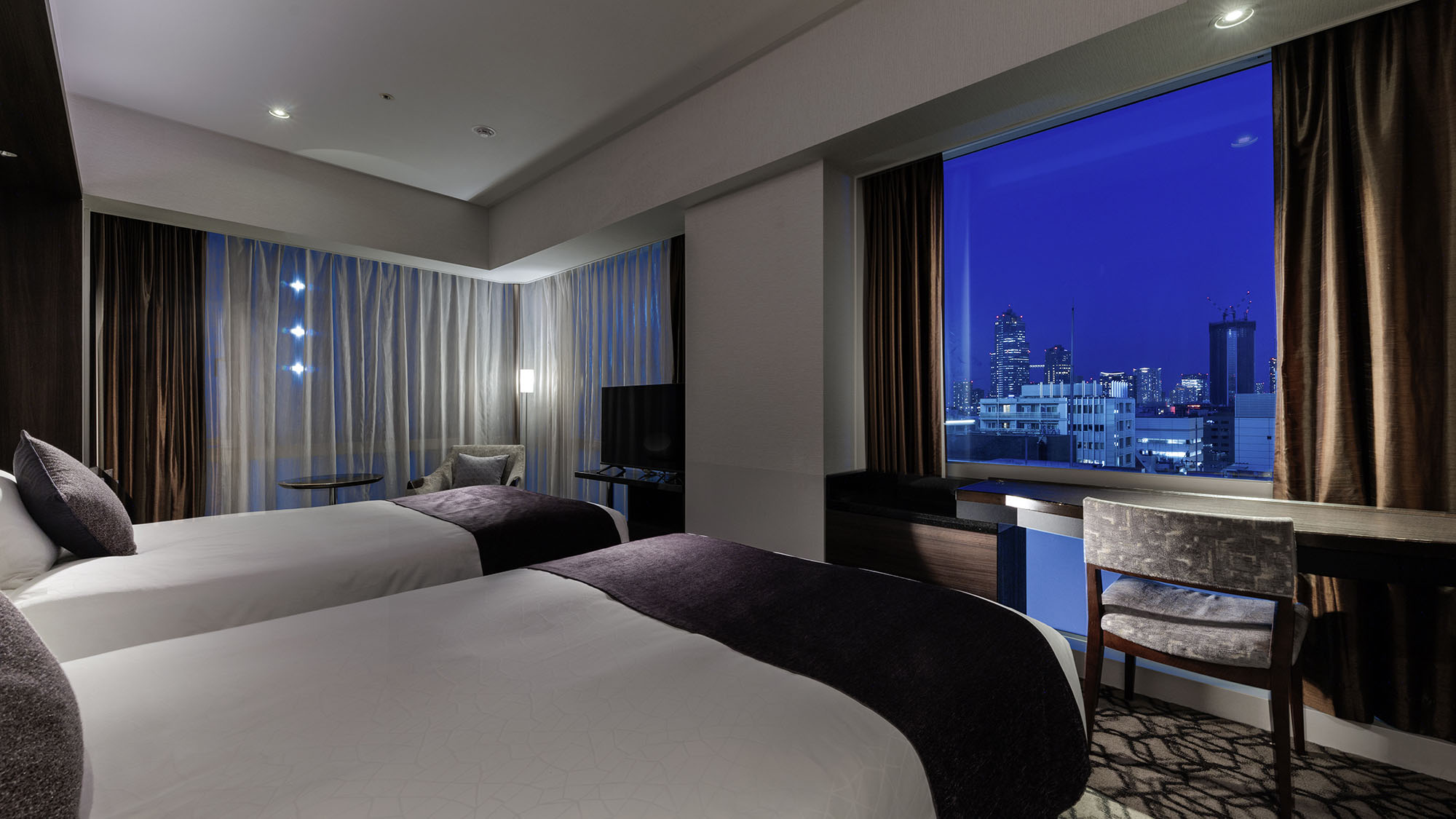 PREMIUM TWIN/プレミアムツイン 34㎡　（ベッド幅：120cm&times;200cm　2台）