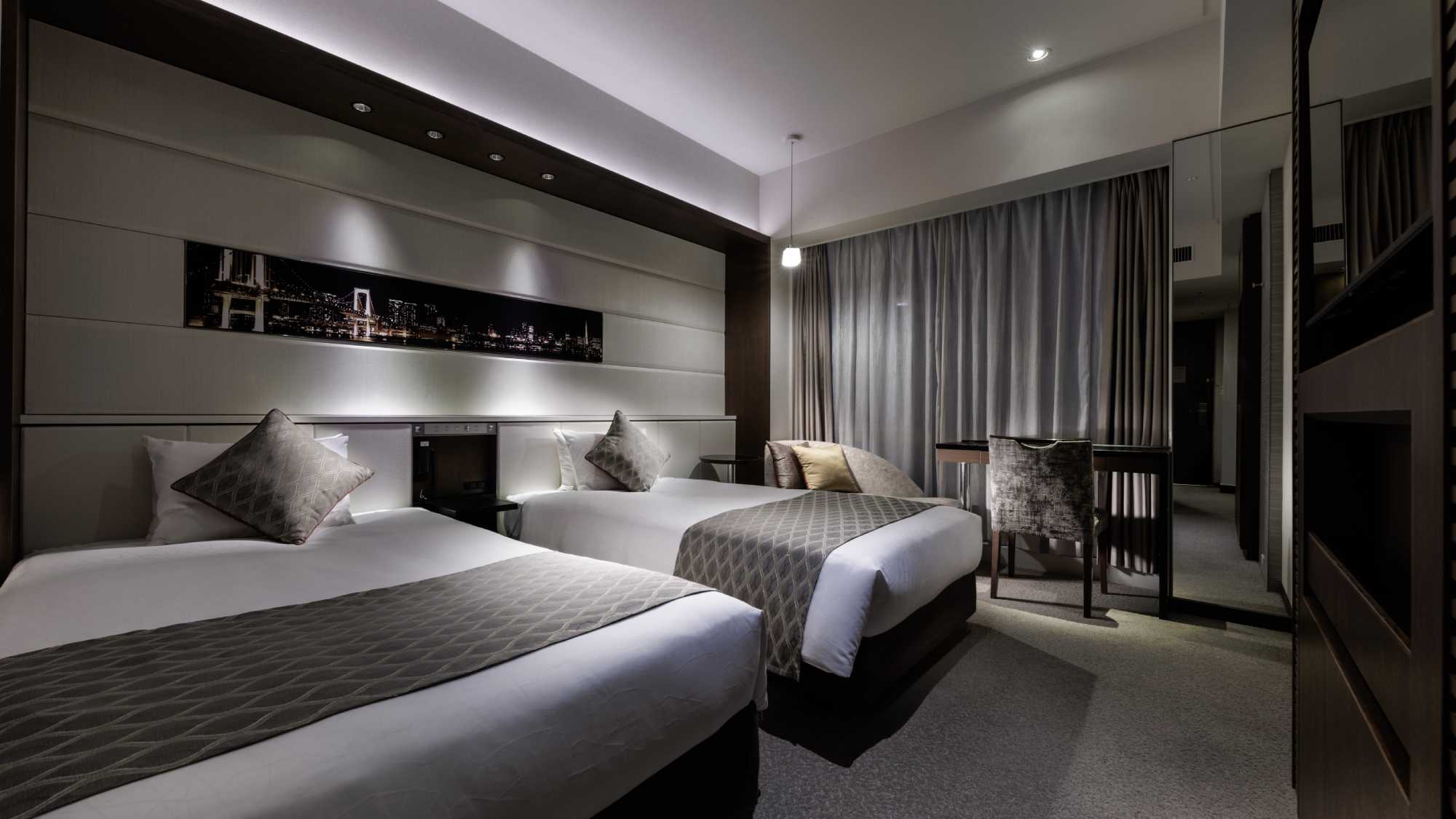 TWIN/ツイン 24㎡　（ベッド幅：115cm&times;195cm　2台）