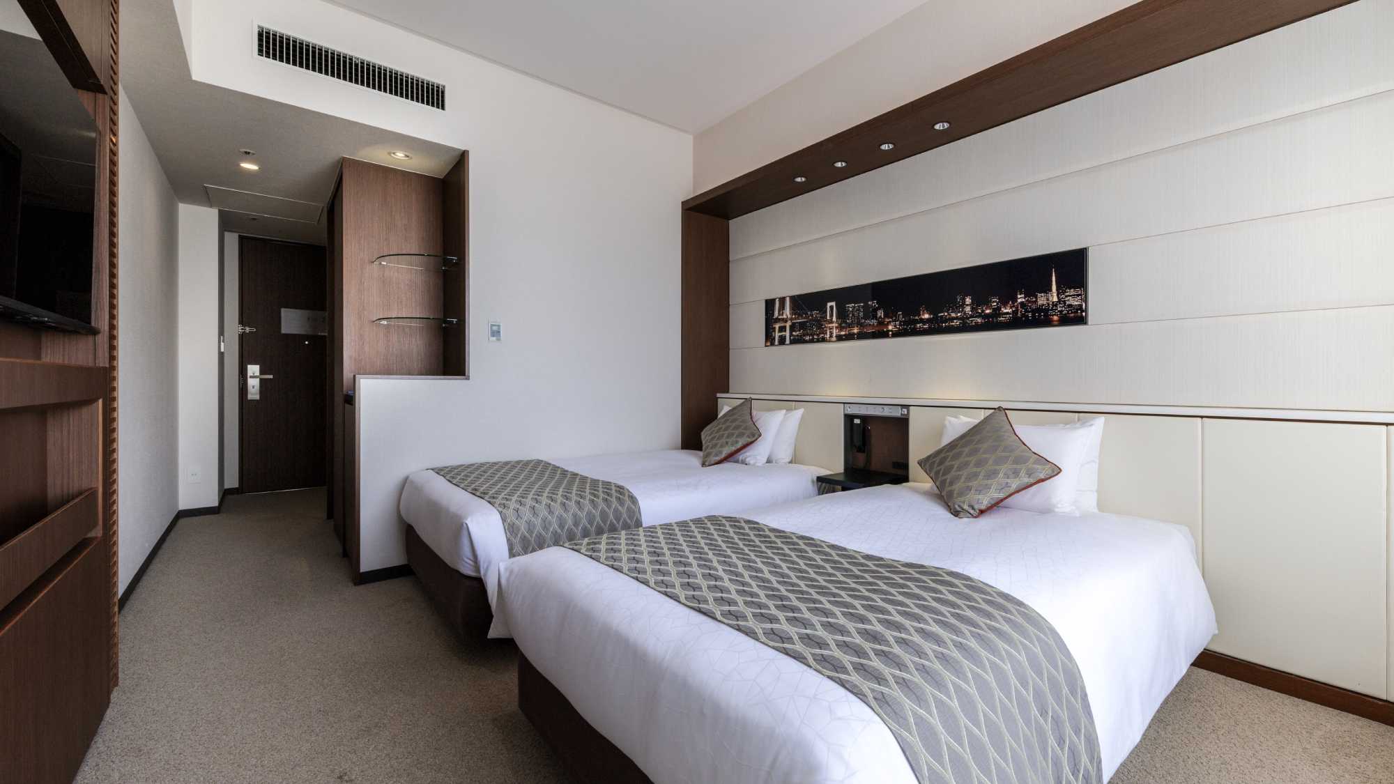 TWIN/ツイン 24㎡　（ベッド幅：115cm&times;195cm　2台）