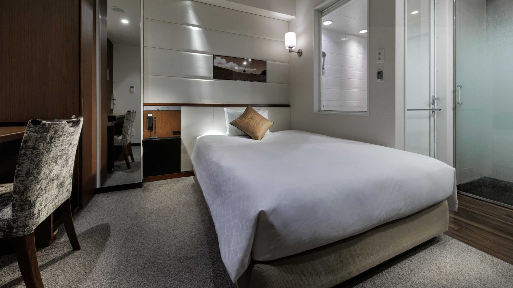 SINGLE/シングル 15.4㎡（ベッド幅：140cm&times;195cm 1台）