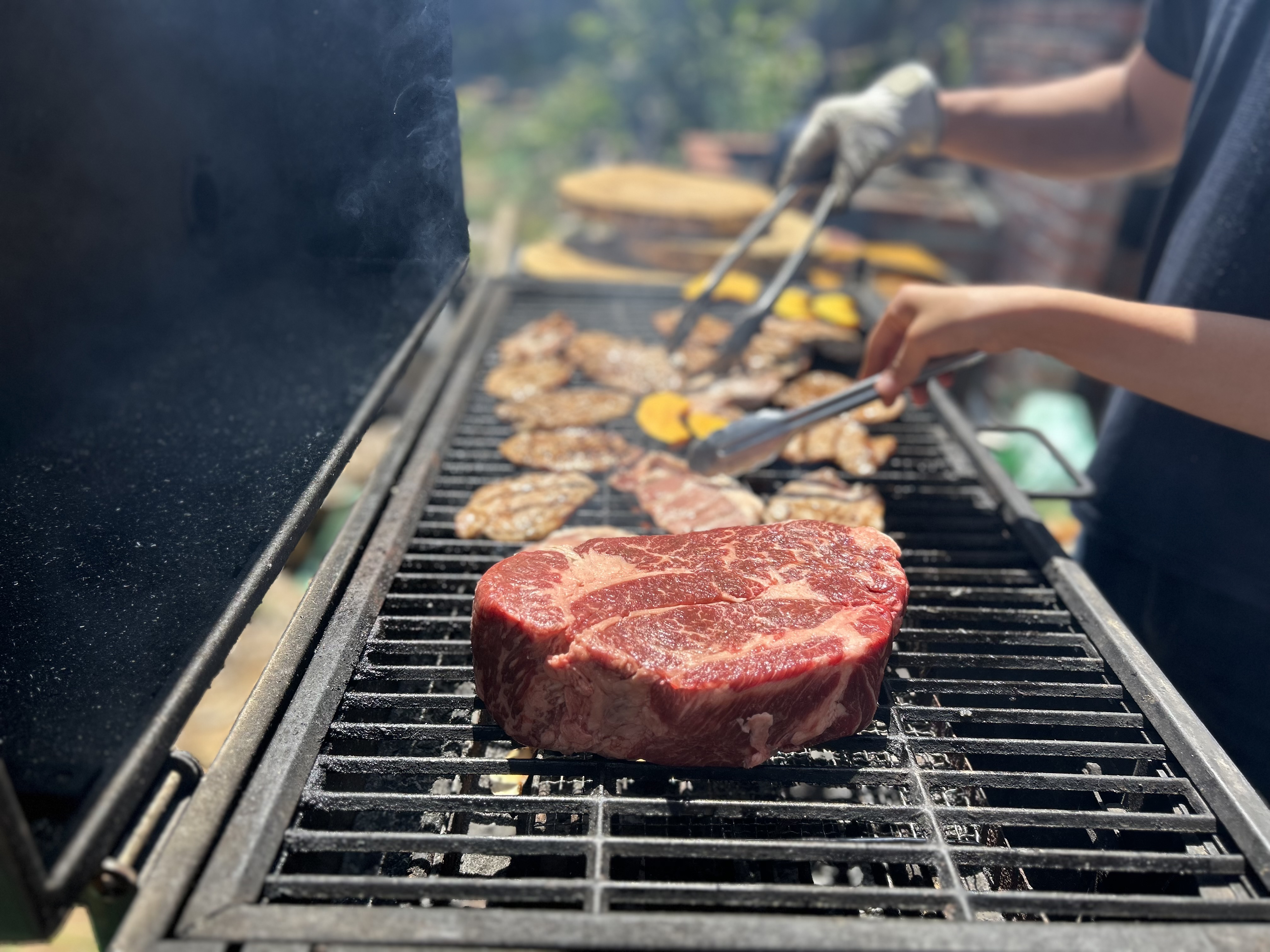 「もりのこうえん」BBQコーナー