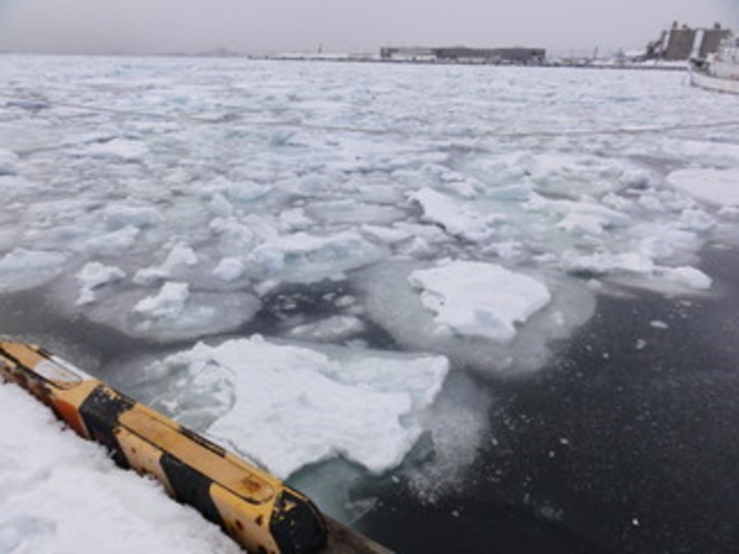 稚内港の流氷