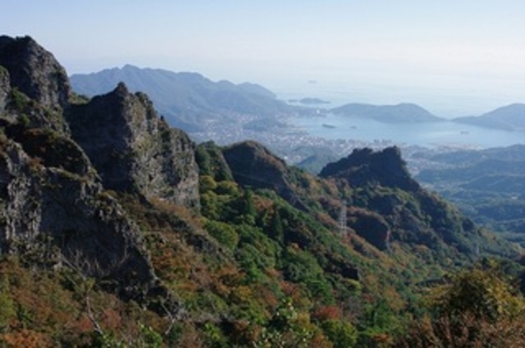 寒霞渓から望む内海湾