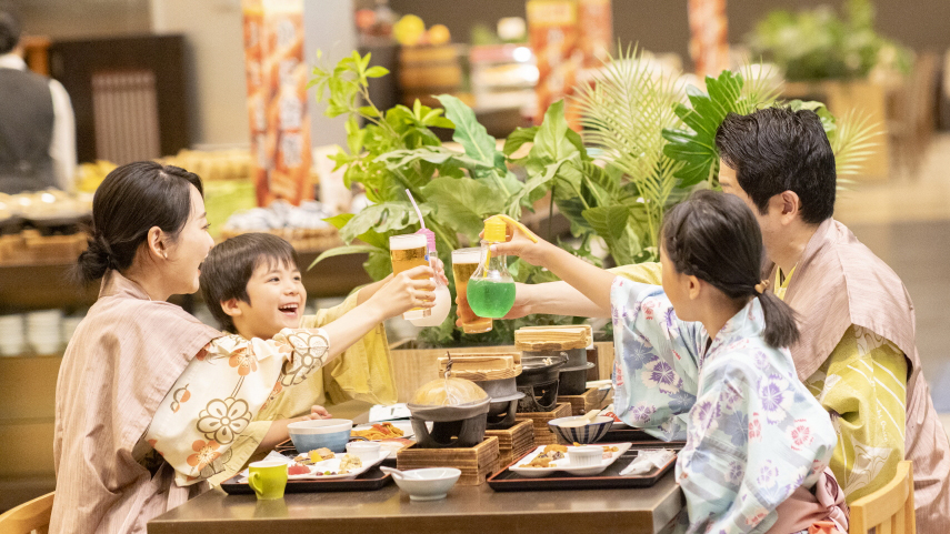 みんなでわいわい♪充実のバイキング